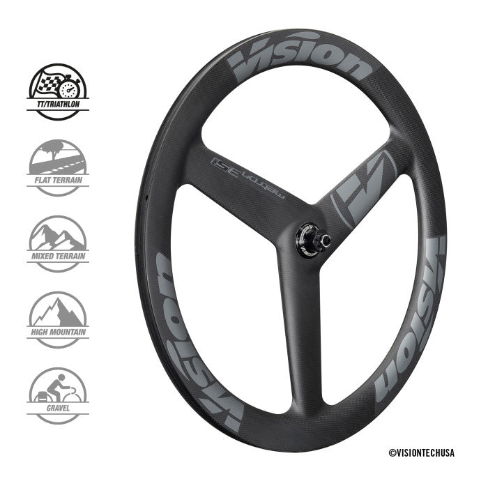 Vision Metron 3-Spoke Wheelset