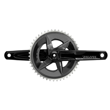 SRAM Rival D1 2x Crankset Speed: 12 Spindle: 28.99mm BCD: 107 46/33 DUB 172.5mm Black Road Disc