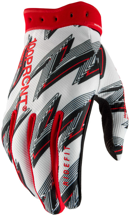 100% Ridefit Gloves - Red