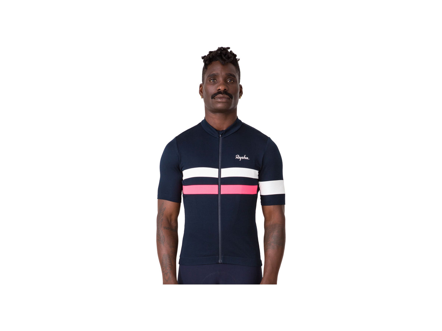 Rapha Brevet Large Navy Jersey