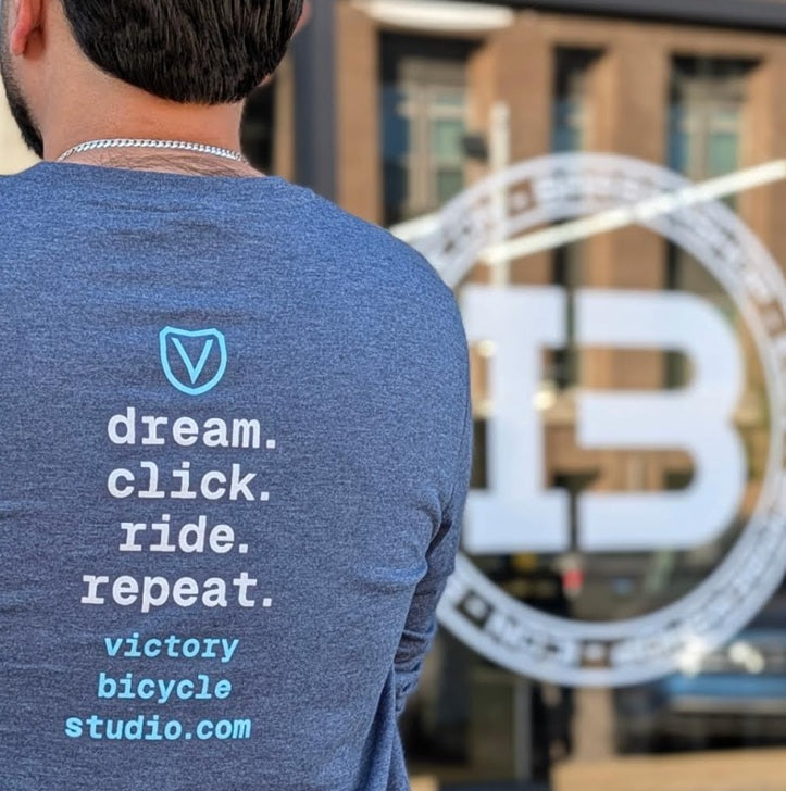 Victory Bicycle Studio Long Sleeve Three Button Henley