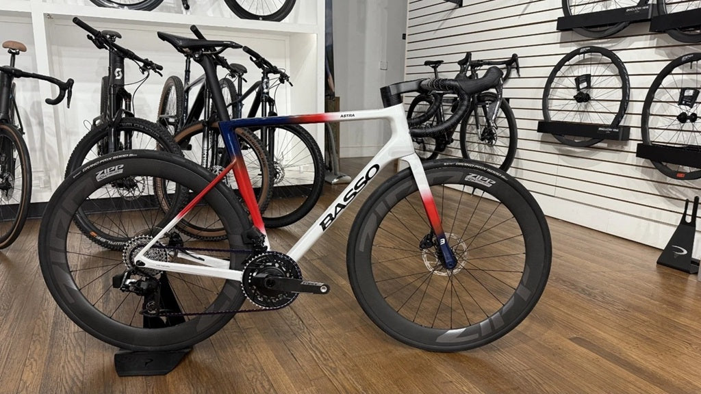 basso astra carbon force axs 12 speed road bike right side view in store