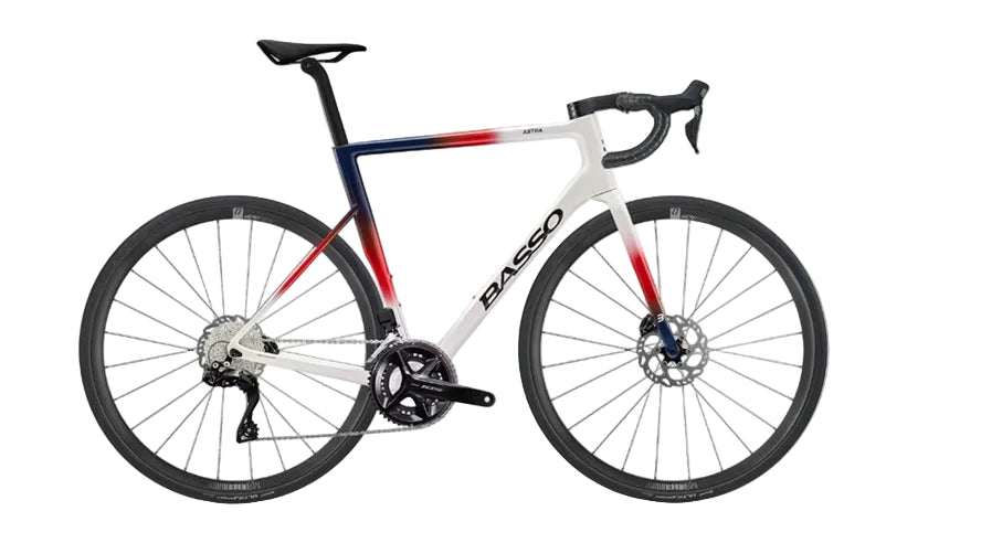 basso astra carbon fore axs 12 speed road bike white right side