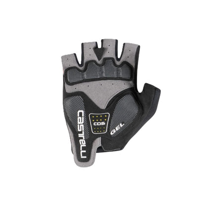 castelli arenberg gel 2 short finger cycling glove - black - palm