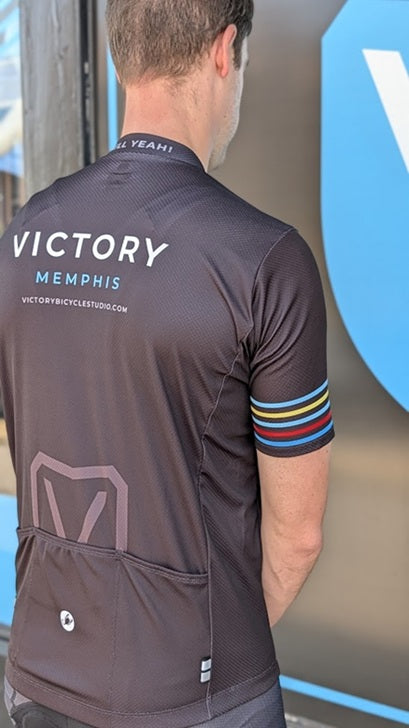Victory Retro Striped Men's Cycling Kit by Castelli
