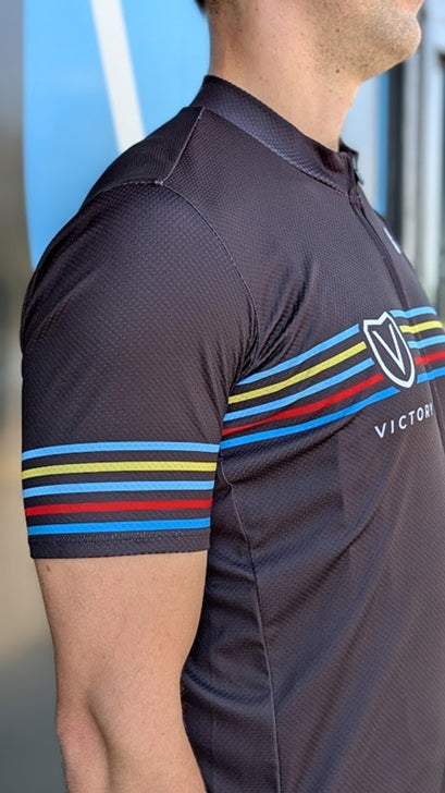 Victory Retro Striped Men's Cycling Kit by Castelli