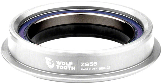 Wolf Tooth Performance ZS56/40 lower headset cup in Raw Silver