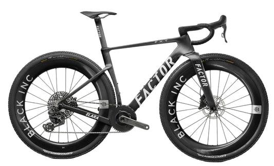 Factor Elara Carbon Campy Record Gravel Bike with Black Inc Sixty Four Wheelset