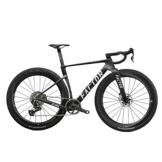 Factor Elara Carbon SRAM Force XPLR Gravel Bike with Black Inc Forty Six Wheelset