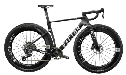 Factor Elara Carbon Sram Force XPLR Gravel Bike with Black Inc Forty Six Wheelset