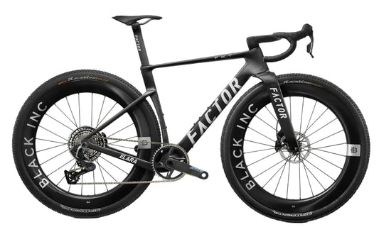Factor Elara Carbon Sram Force XPLR Gravel Bike with Black Inc Sixty Four Wheelset