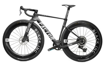 Factor Elara Carbon Sram Force XPLR Gravel Bike with Black Inc Forty Six Wheelset