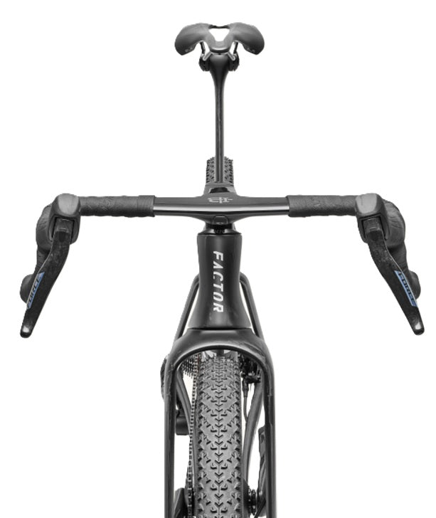 Factor Elara Carbon Sram Force XPLR Gravel Bike with Black Inc Forty Six Wheelset