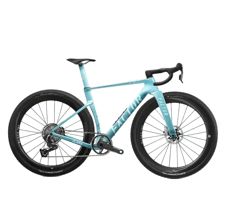 Factor Elara Carbon SRAM Force XPLR Gravel Bike with Black Inc Forty Six Wheelset