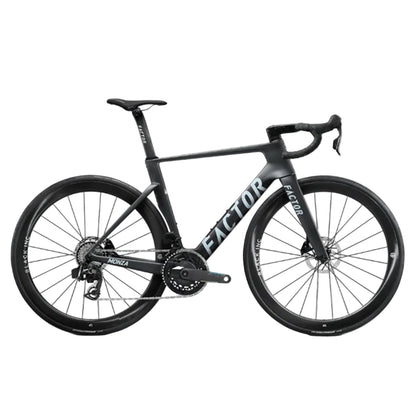 factor monza carbon sram force 12 speed road bike anodized black