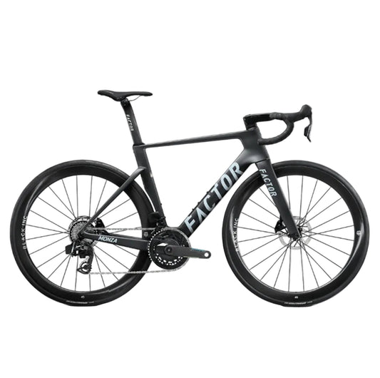 factor monza carbon sram force 12 speed road bike anodized black