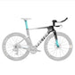 Factor ONE SP Premium Package carbon triathlon bike frameset in Silverstone with ONE SP aerobars