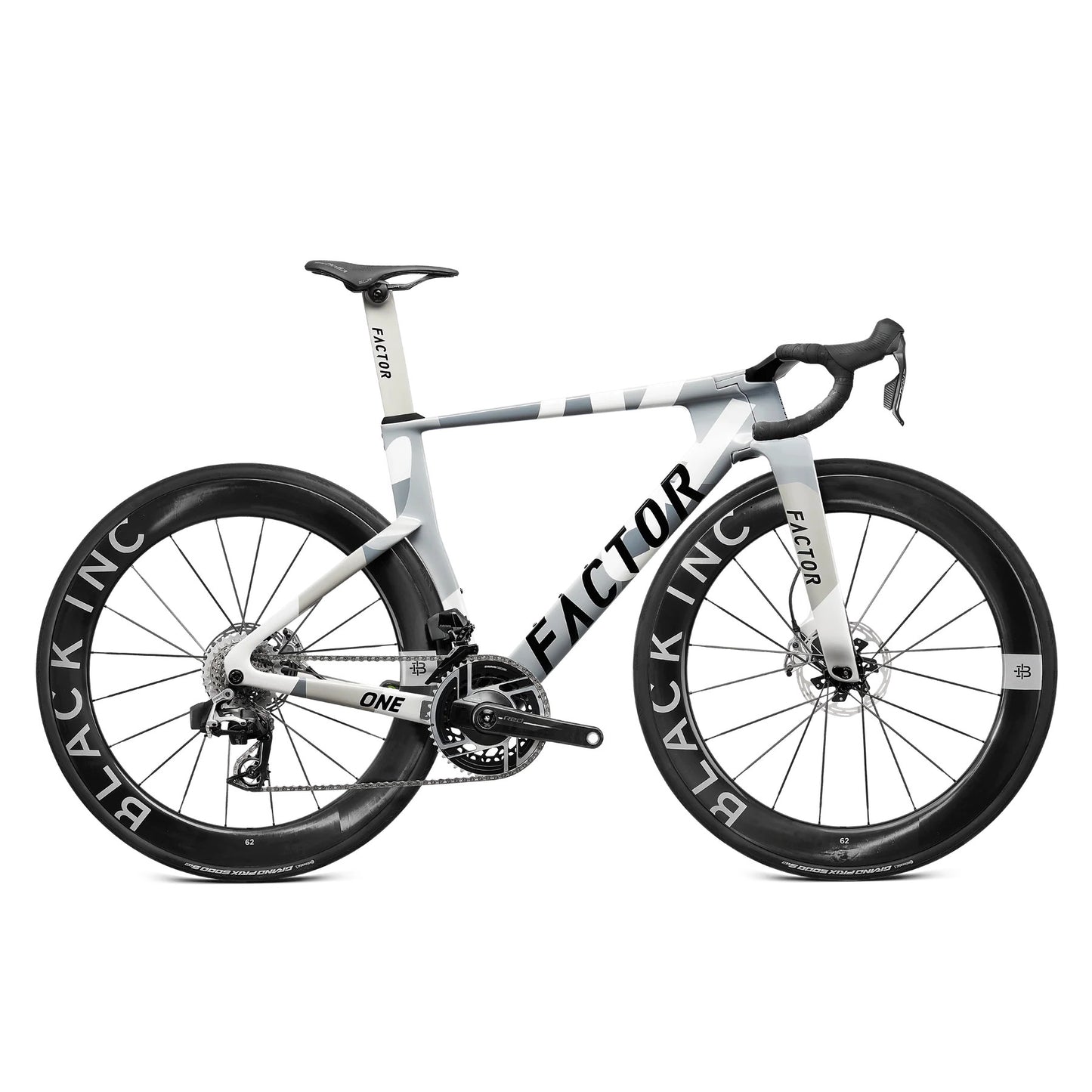 factor one sram red road bike nimbus grey