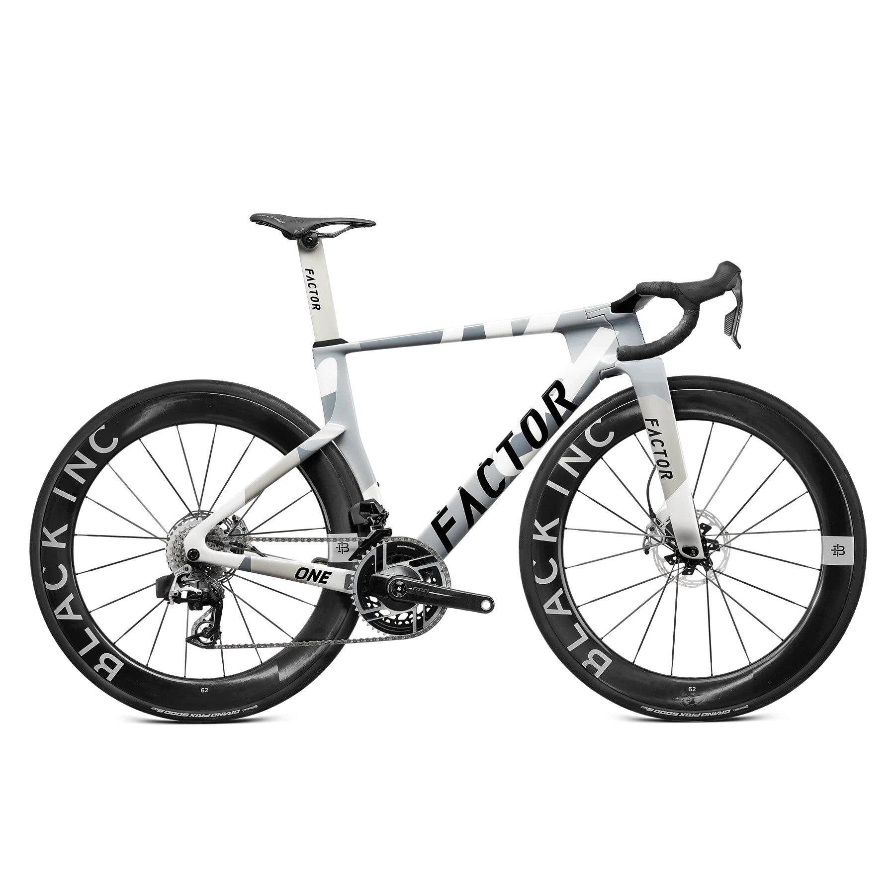 factor one sram red road bike nimbus grey