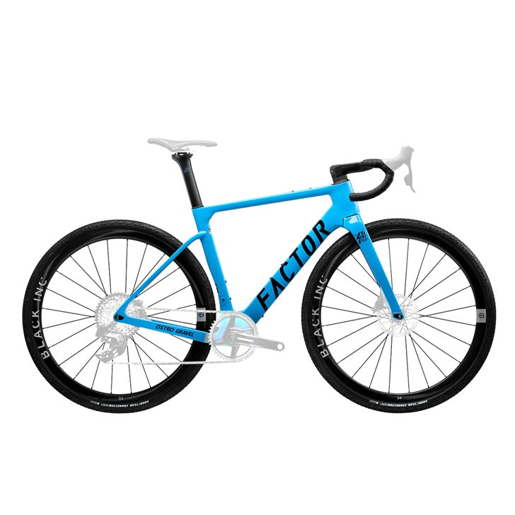 Factor Ostro Gravel Carbon Premium Package Gravel Bike Frameset  With Wheels