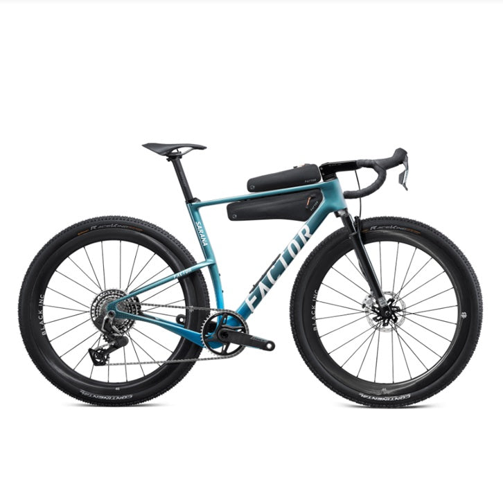 Factor Sarana With Suspension Carbon Sram Force XPLR W/ PM Gravel Bike