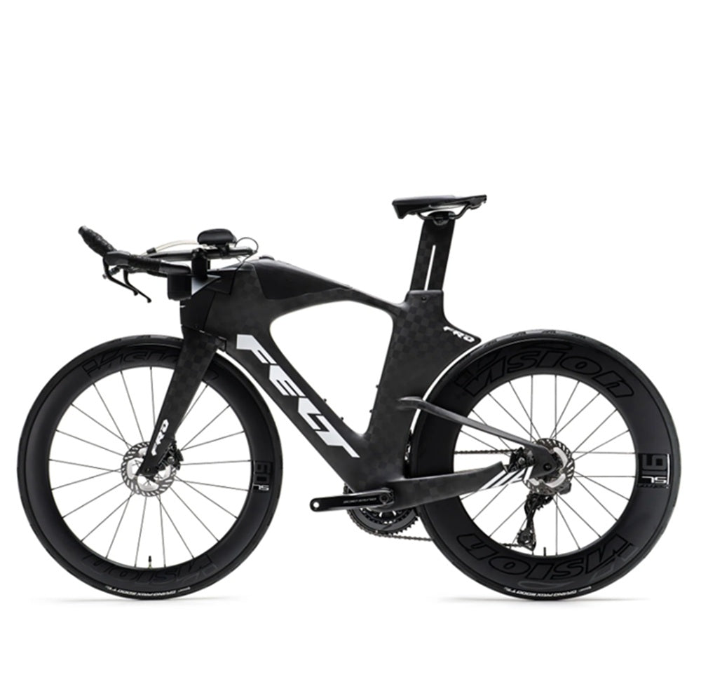 felt ia 2.0 frd dura ace di2 triathlon bike left side view