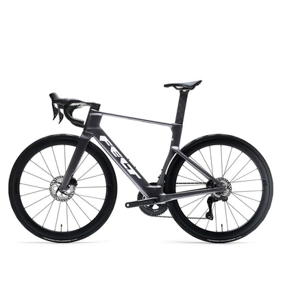 felt nexar expert carbon ultegra di2 12 speed disc road bike left side view