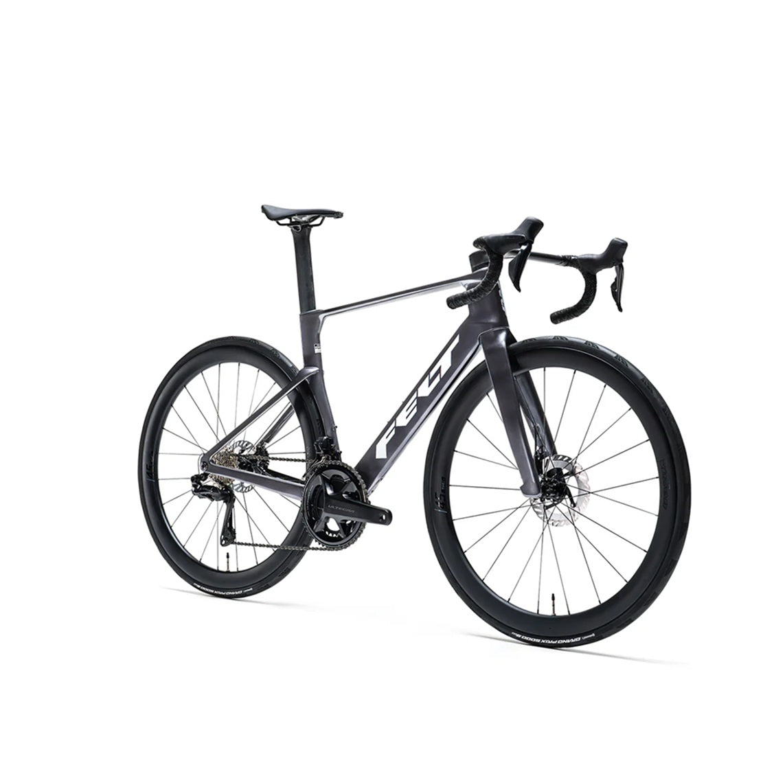 felt nexar expert carbon ultegra di2 12 speed disc road bike diagonal right side view