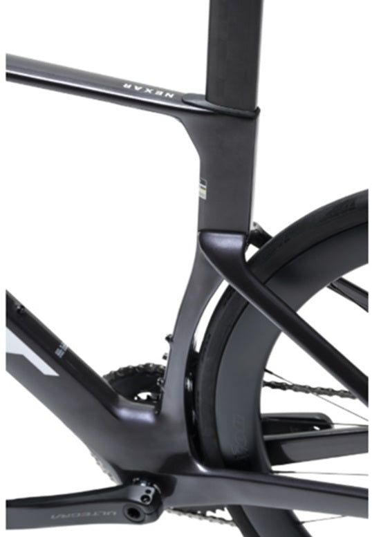 felt nexar expert carbon ultegra di2 12 speed disc road bike left crank view