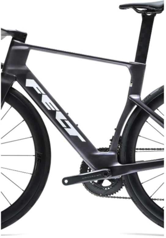 felt nexar expert carbon ultegra di2 12 speed disc road bike left side frame view