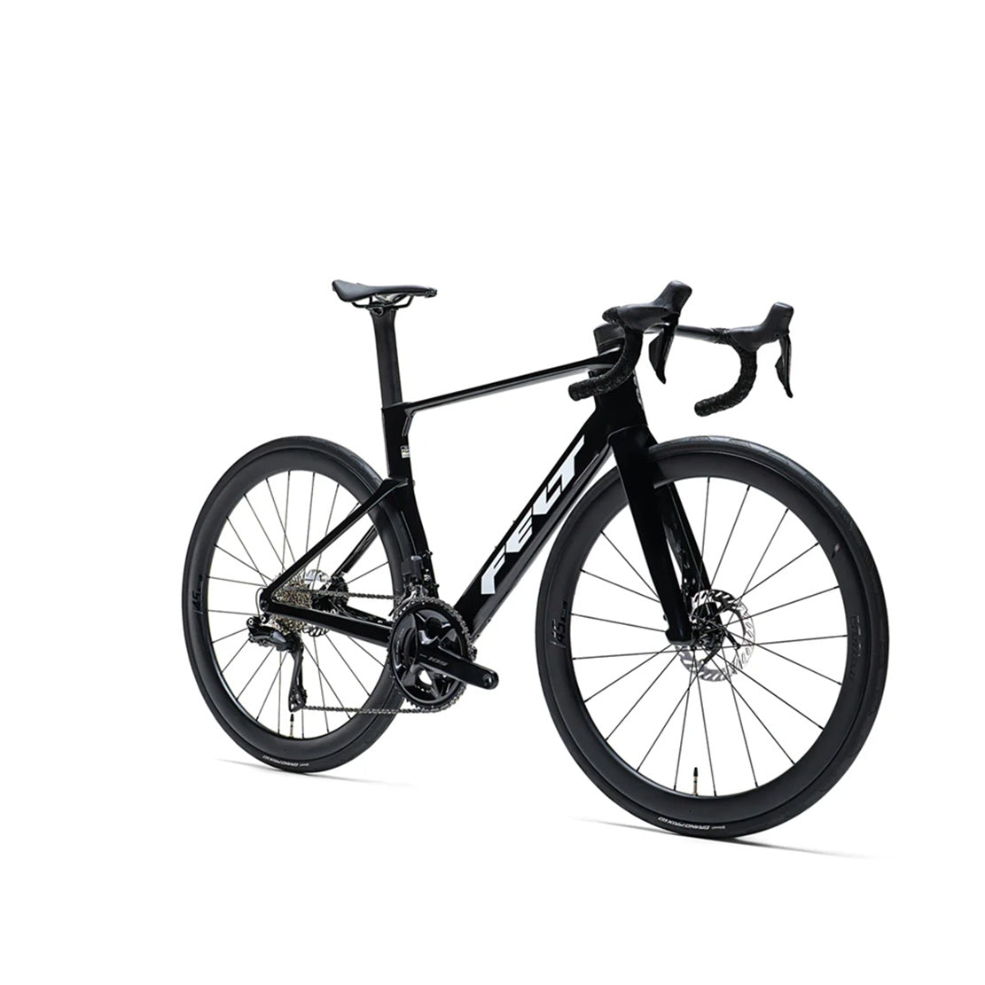 felt nexar race carbon 105 di2 12 speed road bike diagonal right side view