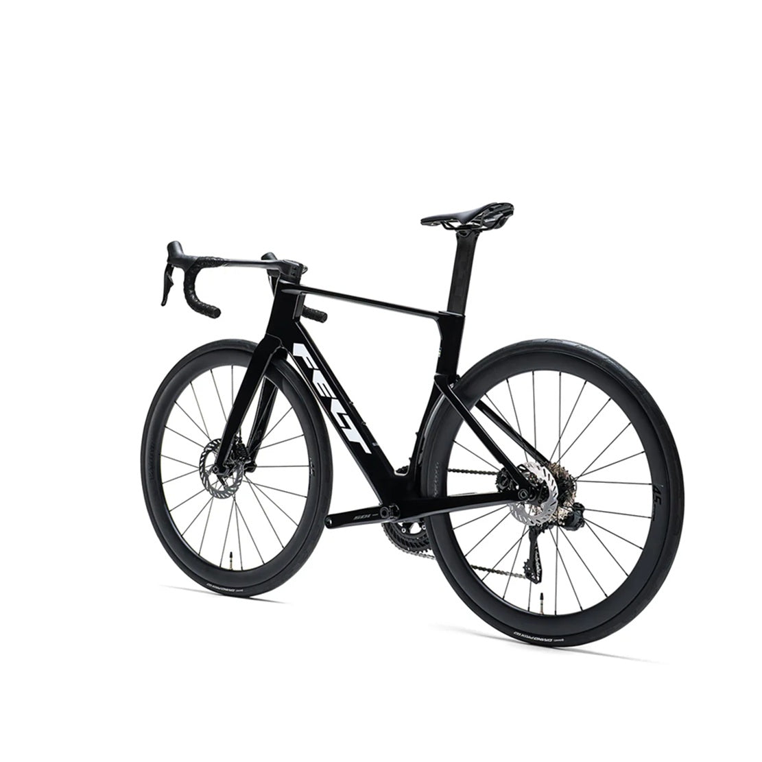 felt nexar race carbon 105 di2 12 speed road bike diagonal left side view