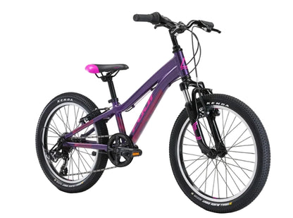 fuji dynamite 20 kids bike purple diagonal right side