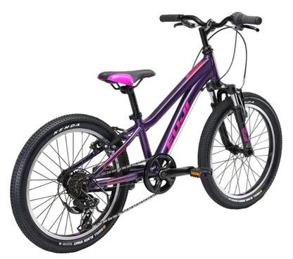 fuji dynamite 20 kids bike purple diagonal right side