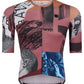 Giordana Men’s La Posta Urto Full Zipper Short Sleeve Cycling Jersey