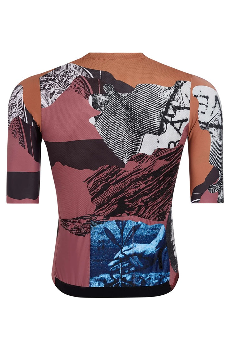 Giordana Men’s La Posta Urto Full Zipper Short Sleeve Cycling Jersey