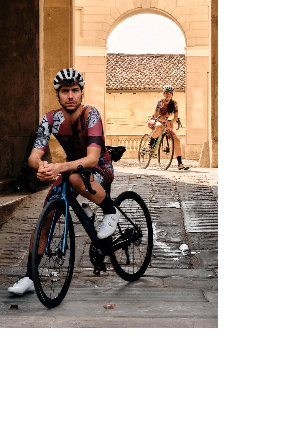 Giordana Men’s La Posta Urto Full Zipper Short Sleeve Cycling Jersey