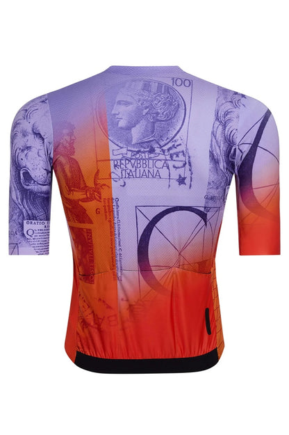 Giordana Men’s La Posta Urto Full Zipper Short Sleeve Cycling Jersey