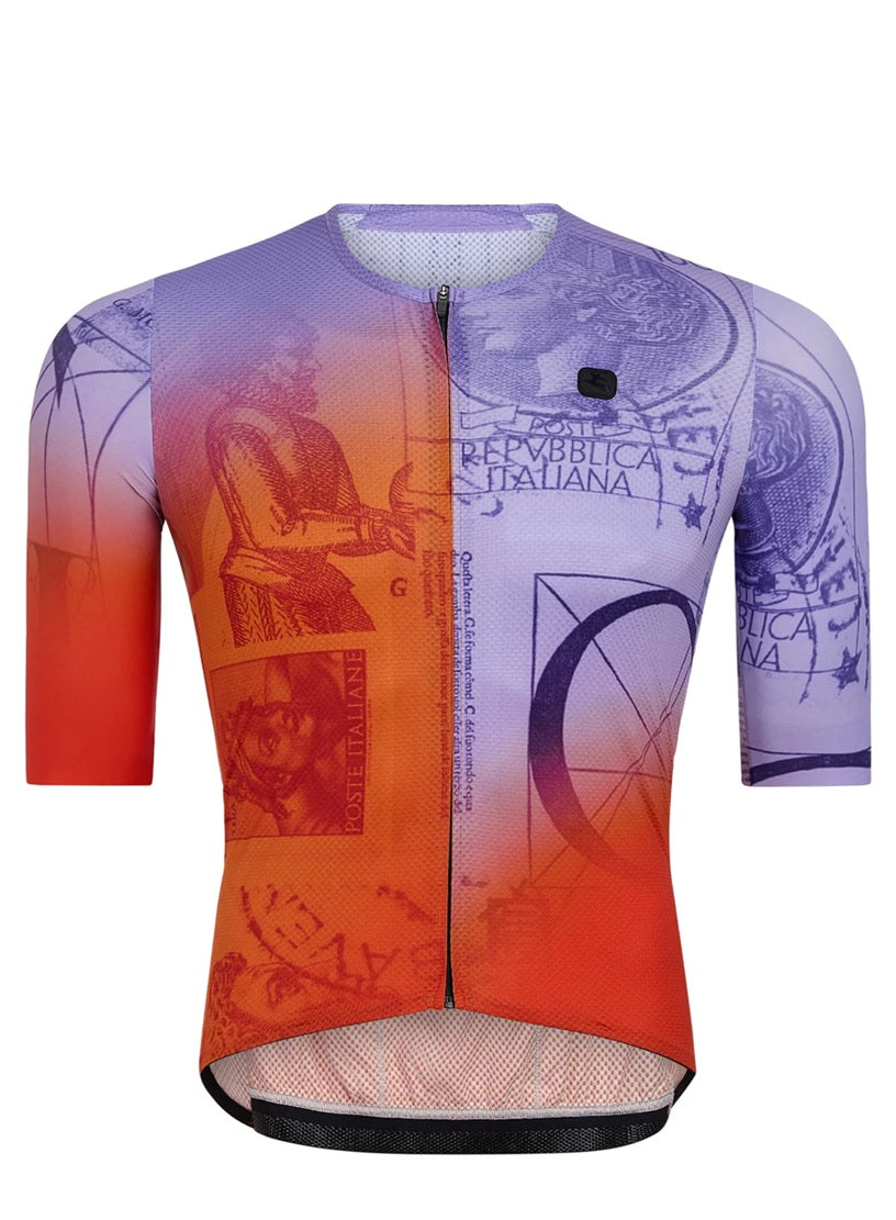 Giordana Women's La Posta Urto Full Zipper Short Sleeve Cycling Jersey