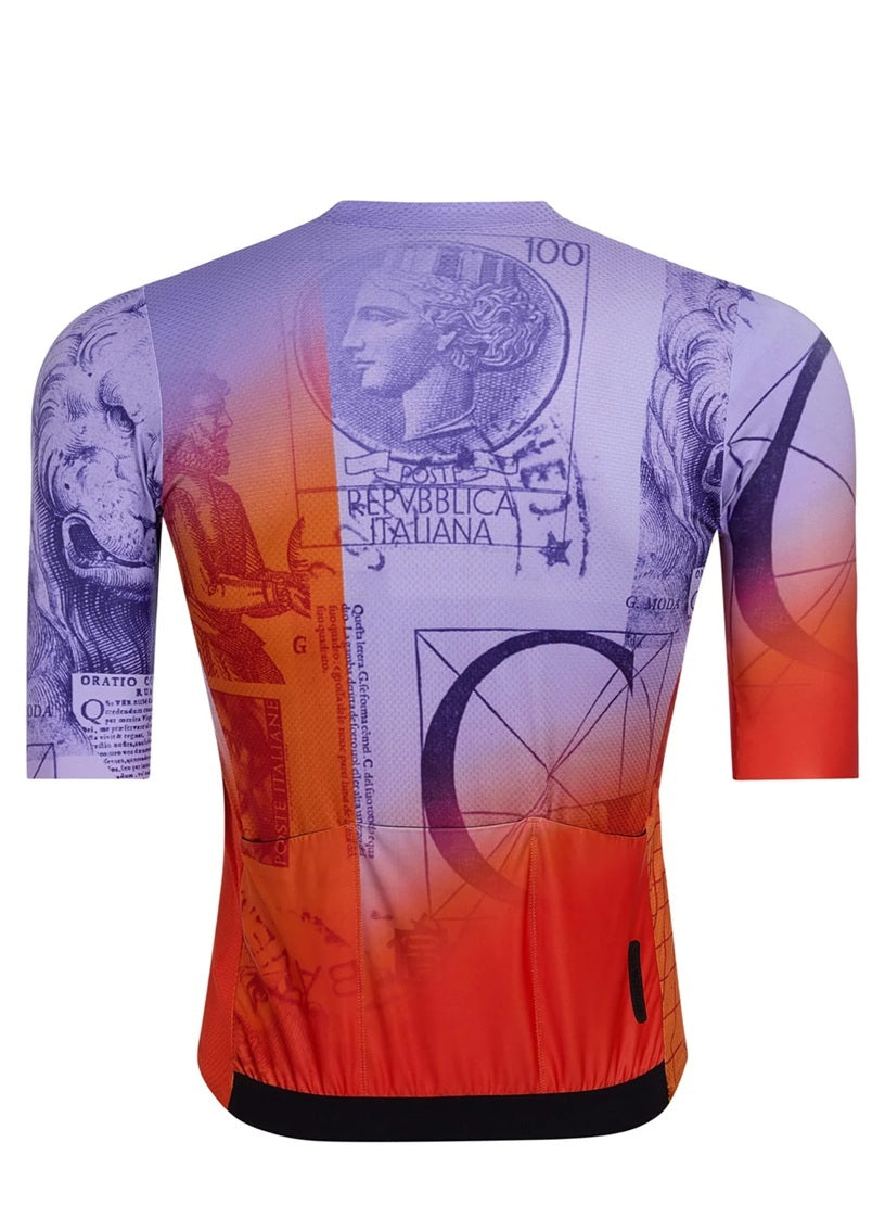 Giordana Women's La Posta Urto Full Zipper Short Sleeve Cycling Jersey