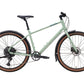 kona dew dl aluminum hybrid bike light green right side view