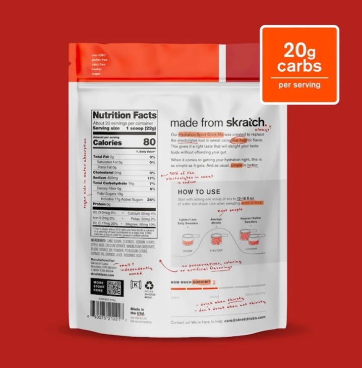Skratch Hydration - Fruit Punch (440G)