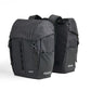 Trek Double Pannier Black Bag on white background