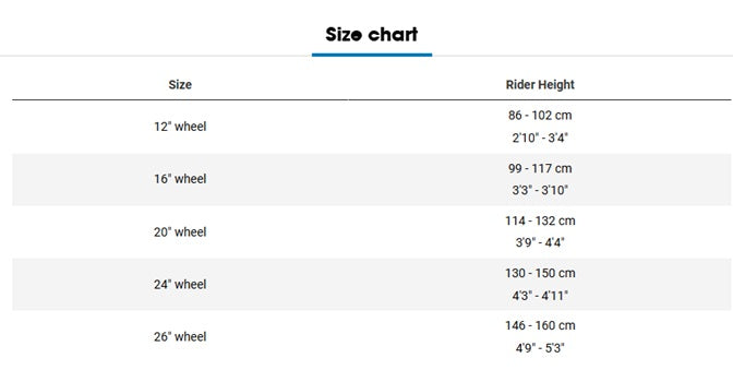 trek precaliber 24 8 speed suspension kids bike sizing guide