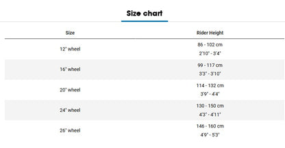 trek precaliber 24 8 speed suspension kids bike sizing guide
