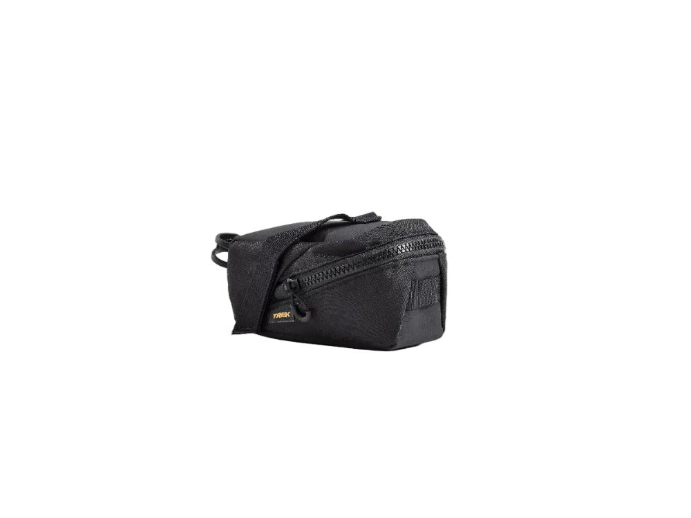 Trek Saddle Medium Black Bag on white background