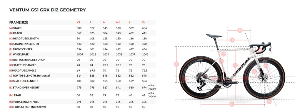 Ventum GS1 Carbon GRX Di2 12 Speed Disc Gravel Bike