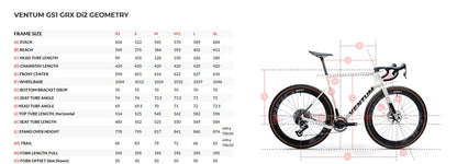 Ventum GS1 Carbon GRX Di2 12 Speed Disc Gravel Bike