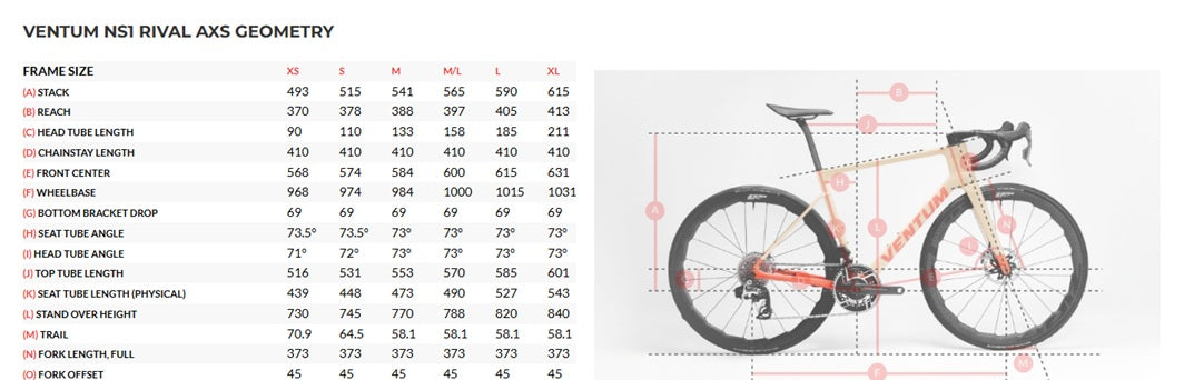 Ventum NS1 V3 Carbon Rival AXS 12 Speed Road Bike