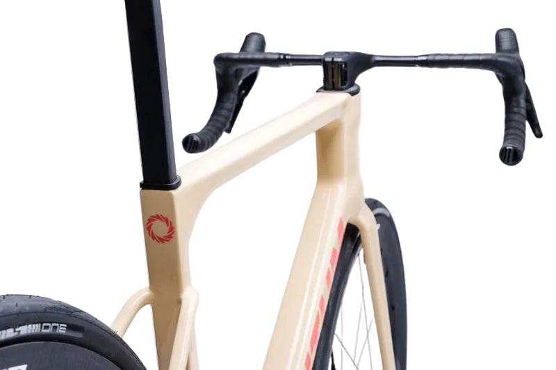 ventum nsa v3 carbon force axs 12 speed road bike limoncello view from back
